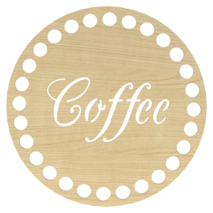 Podkładka pod kubek coffee baza do szydełkowania klon