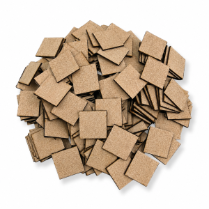 Drewniane kwadraty 6x6cm kwadrat surowy HDF baza 200szt
