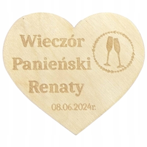 Serduszko MAGNES na wieczór panieński