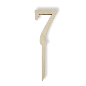 Topper cyfra 7 SIEDEM 30 cm