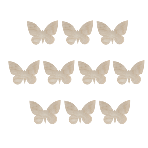 Drewniane motylki motylek motyl scrapki ozdobne dekory decoupage 10szt