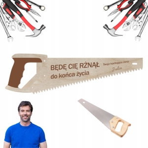 PIŁA 3D BĘDĘ CIĘ RŻNĄŁ DLA CHŁOPAKA MĘŻCZYZNY L 30 CM HIT SUPER PREZENT