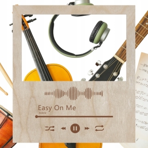 PREZENT RAMKA TWOJE ZDJĘCIE PIOSENKA SPOTIFY PERSONALIZOWANA GRAWER