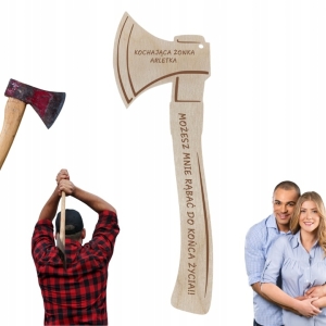 SIEKIERA PERSONALIZOWANA DLA CHŁOPAKA MĘŻCZYZNY L 30 CM HIT SUPER PREZENT