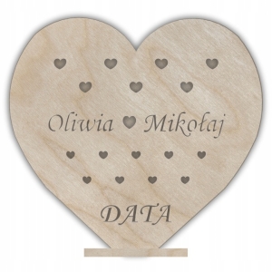 Personalizowane SERCE BAZA DO LAMPKI  prezent DLA DZIEWCZYNY KOBIETY