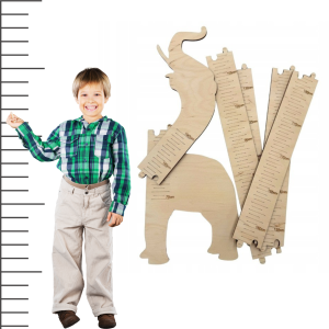 Miarka wzrostu na ścianę Słoń  70 - 190 cm