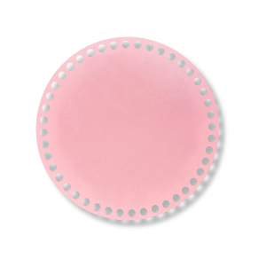 Baza RÓŻOWA dno koszyka spód koło 20cm SZYDEŁKO