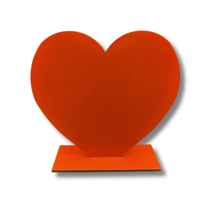 Czerwone serce serduszko na podstawce 15 CM