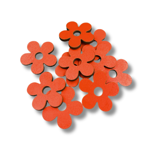 Kwiatki kwiaty kwiatuszki CZERWONE 10szt