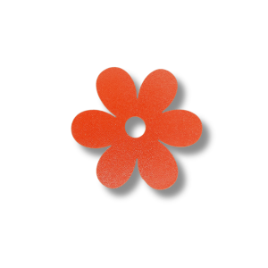 Czerwony dekor kwiat kwiatek decoupage ozdoba scrapki