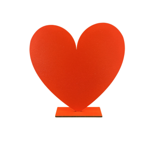 SERCE na podstawce 10 cm WALENTYNKI serduszko CZERWONE